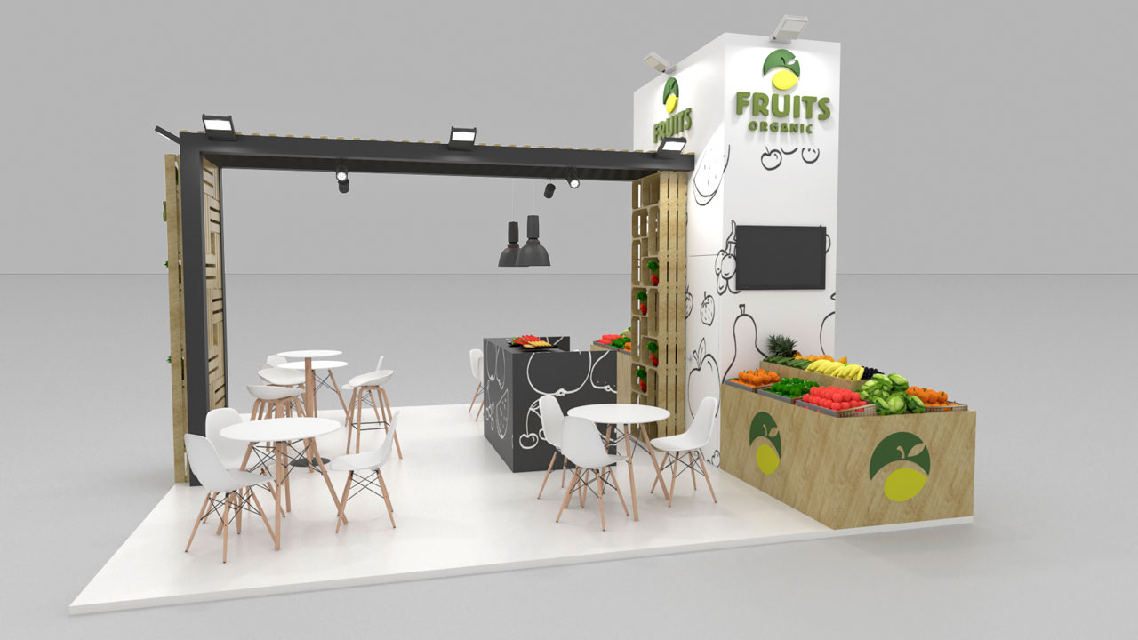Stand Fruits organic Partners360